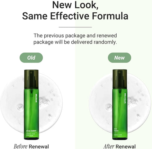 Meebak CICA Toner Spray, Korean Face Mist with Centella Asiatica & Vitamin E, Soothing Face Toner, 4 fl oz