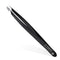 L’espoir High Precision Slant Tweezers, Rust-Free Stainless Steel, Perfect Alignment for Daily Beauty Routine - Black