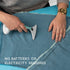 GLEENER Fabric Shaver & Lint Remover, Battery-Free 4-in-1 Depiller with 3 Fabric-Safe Edges - Turquoise