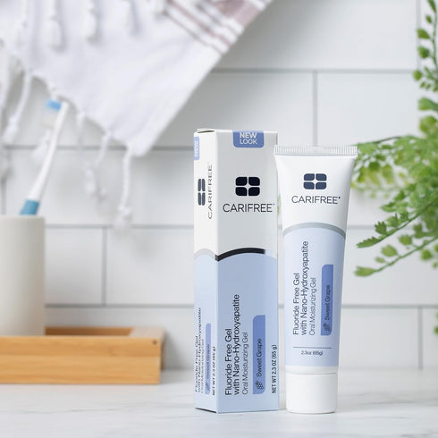 Recommended 2.3 CariFree Fluoride Free Gel, Sweet Grape Flavor, Nano Hydroxyapatite Toothpaste, Neutralizes pH