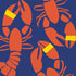 IHR Ideal Home Range Cocktail Napkins Disposable 3-Ply Paper Party Supplies, 5" x 5", Lobster Bands,