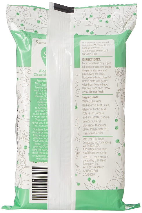 Summer'S 3.2 Eve Aloe Love Soft Cleansing Cloth, Ounce