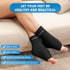 Ankle Foot Ice Pack Wrap for Injuries, Reusable Gel Pack for Hot & Cold Therapy, Pain Relief Sleeve