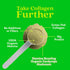 Further Food Matcha Collagen Peptides Powder, Organic Matcha & Cordyceps for Energy, Gut Health, 10.62 oz