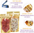 100 Pack Smell Proof Bags, Resealable Stand Up Food Storage Bags with Clear Front Window, 4.7 x 7.8 Inches