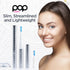 Pop Sonic USB Charge Anywhere Toothbrush (Silver) | Rechargeable with Up to 40,000 Strokes/Minute - DuPont Nylon
