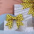 12 Yards Bumble Bee Wired Edge Ribbon, Yellow Craft Ribbons for Floral Hanging Ornaments, Home Decoration