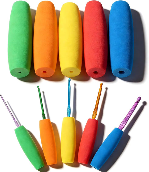 ValueBargain 10Pcs Foam Grip Tubing, No-Cut Foam Tubes Grip Aid for Utensils &