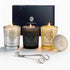 Luxury Soy Candle Gift Set for Women 3 Pack 7oz Crystal Glass