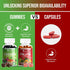 Real Fruit & Veggie Gummies - Superfood Vegetable Vitamin Supplement for Women, Men, Kids (30-Day Supply)