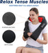 Shiatsu Neck and Back Massager with Heat, Electric Deep Tissue Kneading for Neck and Shoulder Pain Relief, Best Gifts