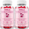 Pack of 2 Premium Feminine Balance Gummies, Hawaiian Pineapple Feminine Gummies for