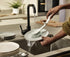 Joseph Joseph Edge Dish Brush with Sink Rest in Light Stone and Sage