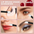 Teenitor 600 Pcs Disposable Lip Wands, Lip Applicators, Lint Free Makeup Brushes for Beauty Tool Black