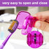 6 Pack Toothbrush Head Cover Cap, Portable Toothbrush Protector for Bathroom Home Travel Toothbrush Case