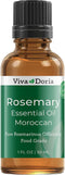 Viva Doria 100% Pure Moroccan Rosemary Essential Oil 30 mL (1 Fluid Ounce) - Undiluted, Food Grade