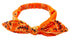 Orange Knotted Bandana Headbands and Scrunchies for Women and Girls