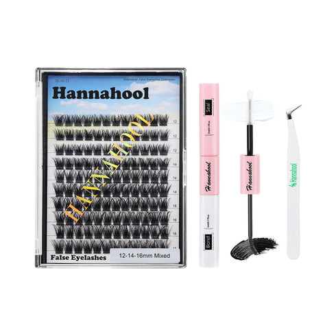 120pcs D Curl Individual Wide Stem Cluster DIY Eyelashes Extensions - Mixed Lengths for Dramatic Volume