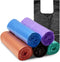 5 Rolls 100 Counts 4 Gallon Handle-Tie Small Trash Bags, Little Garbage Bags for Bathroom, Kitchen, Office