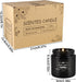 pliadvbu 12PCs Set, 3.05 Black Scented Candles - Aromatherapy Candle Soy Wax Candle for Home Camping & Garden