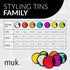 MUK. Savage Hair Styling Mud, 95g, Medium to Coarse Hair, Semi Matte Flexible Hold, Water Soluble