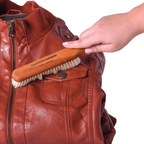 Valentino Garemi Ultra-Fine Fabric Cleaning Brush - Dandruff, Dust, Pet Hair Remover for Delicate Cloths