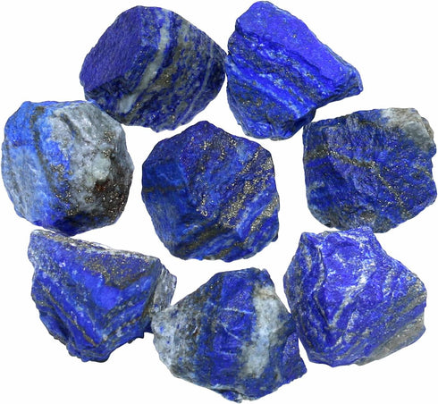 Raw Lapis Lazuli Stone Crystals Bulk, Real Gemstones and Healing Crystals, Rocks and Minerals (1LB)
