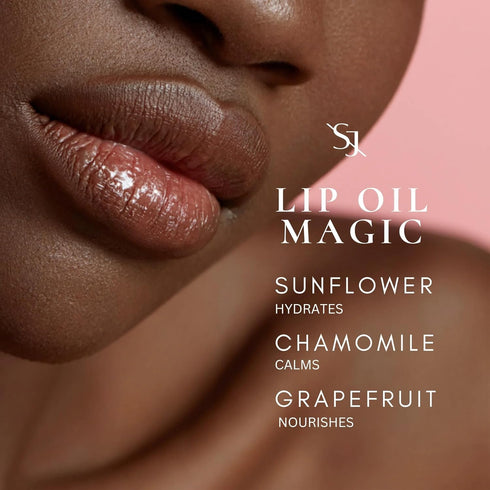 SAINT JANE Luxury Lip Oil - Floral-Infused Clean Skincare (Calm, 0.15 oz | 4.5 ml)
