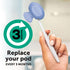 Steripod Clip-On Toothbrush Protector, Keeps Toothbrush Fresh and Clean, Fits Most Manual and Electric Toothbrushes, 4