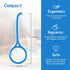 OrthoKey Clear Aligner Removal Tool - Invisible Braces & Retainer Remover Key | Dental-Grade Supplies (2-Pack) Blue