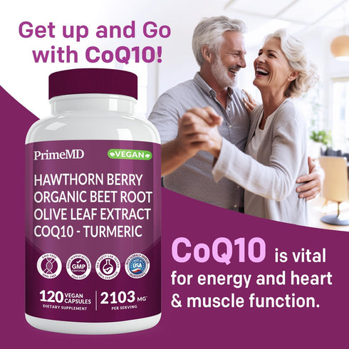 26-in-1 Nitric Oxide Supplement with Coq 10, Organic Beet Root, Olive Leaf Extract, Garlic & 2103mg per Serving