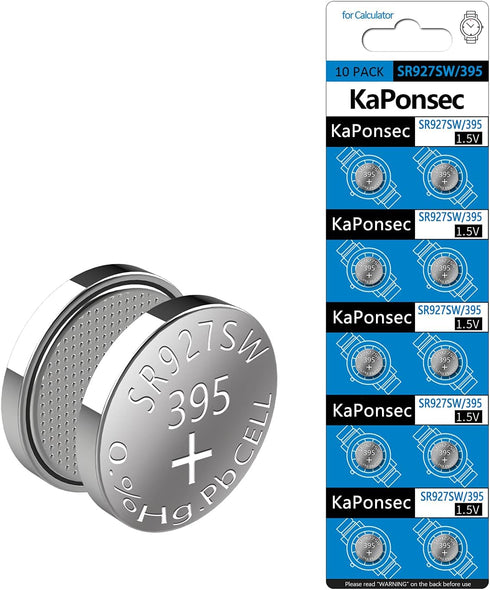 10pcs SR927SW LR926 LR57 AG7 1.5V Silver Oxide Watch Battery