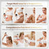 nanagoo Lymphatic Drainage Massager, Anti Cellulite Massage Tool For Belly & Thigh Stretch Marks & Cellulite Reduction