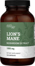 Organic Lions Mane Supplement 1000mg - 120 Capsules, 2-Month Supply for Focus, Memory & Nootropics Brain Support