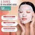 NATURAL Korean Sheet Mask (10 pcs set) made with Premium Tencel, Hydrating Face Masks for Women, Teen, Girls, Mens,