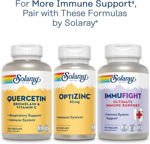 SOLARAY Super Bio Vitamin C 1000mg, Buffered, Time Release Capsules with Bioflavonoids, 250 VegCaps, 60 Day Guarantee