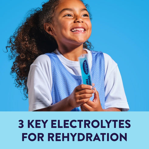 Pack Pack 64 Pedialyte Electrolyte Solution Freezer Pops, Hydration Variety Grape, Blue Raspberry, Cherry, Orange