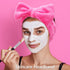 VELSCRUN 6 Pack Spa Headband, Makeup Headband, Face Wash Headband, Rose Pink Sponge Hair Band for Women Girls