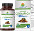 Brieofood Organic Cinnamon 1500mg, 90 Vegetarian Tablets, 45 Servings, Gluten Free, Vegetarian