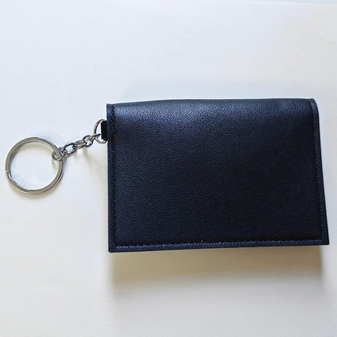 Stylish Black PU Leather Birth Control Pill Wallet - Arrow Design