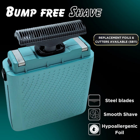 Supreme Trimmer Replacement Foil & Cutter SB11 | Hypoallergenic Foil for STF101 SOLO | Light Blue