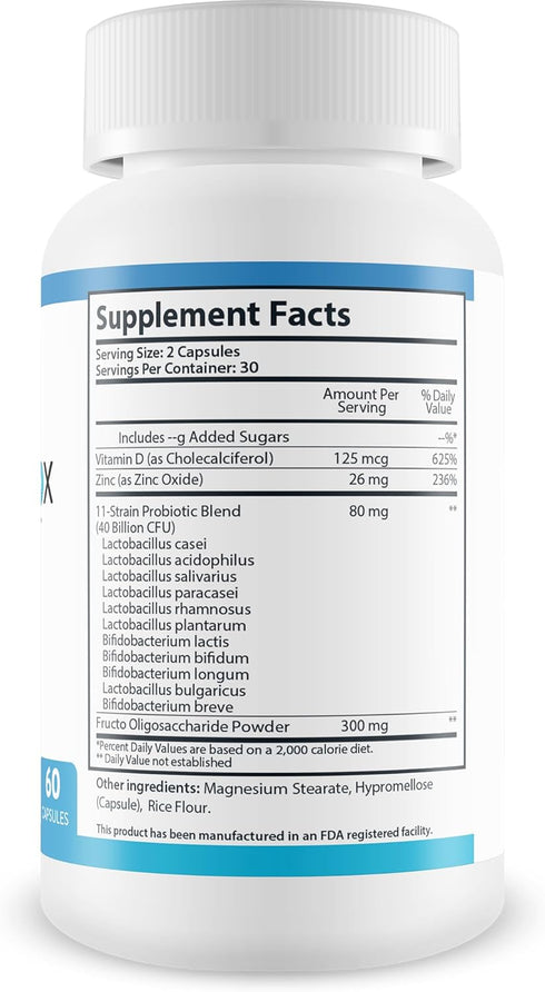 Protetox Max Probiotic - Premium Probiotic Formula - Help Reduce Gut Bloat & Support Digestive Health - Natural Immune Support - Best Probiotics for Men & Women, Pack of 1