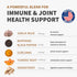 4-in-1 Turmeric and Garlic Supplements - 2360 mg Turmeric Ginger Root Capsules with Garlic for Joint, Digestion &