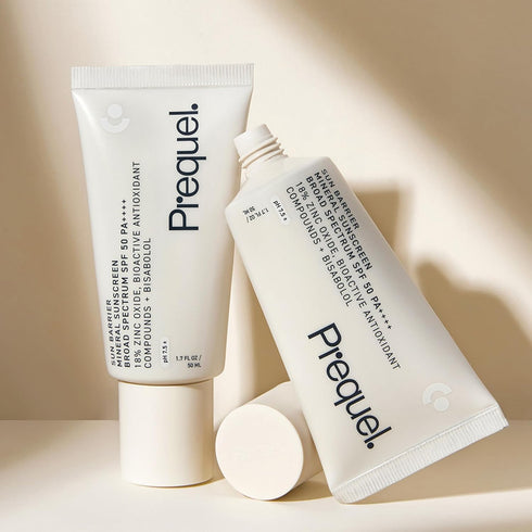 Prequel Skin - Sun Barrier Mineral SPF 50 Sun Protectant, Lightweight Semi-Transparent Zinc Oxide Sunscreen - 1.7 Fl Oz