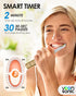 Voom Sonic Pro 3 Rechargeable Electric Toothbrush, Soft Dupont Nylon Bristles, 2-Minute Timer, Gold