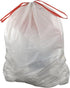 8 Gallon Drawstring Garbage Bags, White Kitchen Trash Bags, 120 Count
