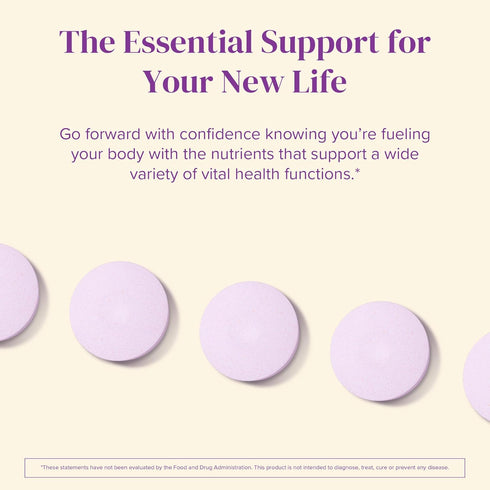 Barimelts ADEK - 60 Fast-Dissolving Tablets, Sugar-Free Bariatric Vitamins for Women, Natural Strawberry Flavor