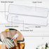 Toothbrush Case 2 Packs, Transparent Travel Holder, Plastic for Toothbrush, 7.87 x 1.85 x 1.18 inches