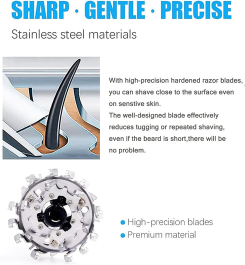 HQ9 Replacement Heads Blades for Philips Norelco Electric Shaver, Upgraded Triple Track Head SpeedXL Models