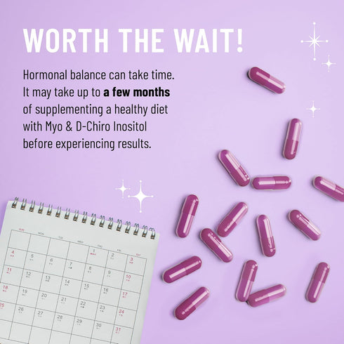 Legendairy Milk Pure Inositol Supplement - Myo Inositol & D-Chiro Inositol Capsules for Ovarian & Fertility Support -